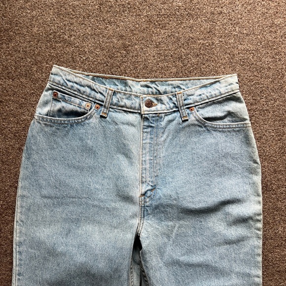 NWT Vintage Levi’s 512 Slim Fit Tapered Leg Blue Denim Jeans Size 15 Made in USA - Picture 3 of 16